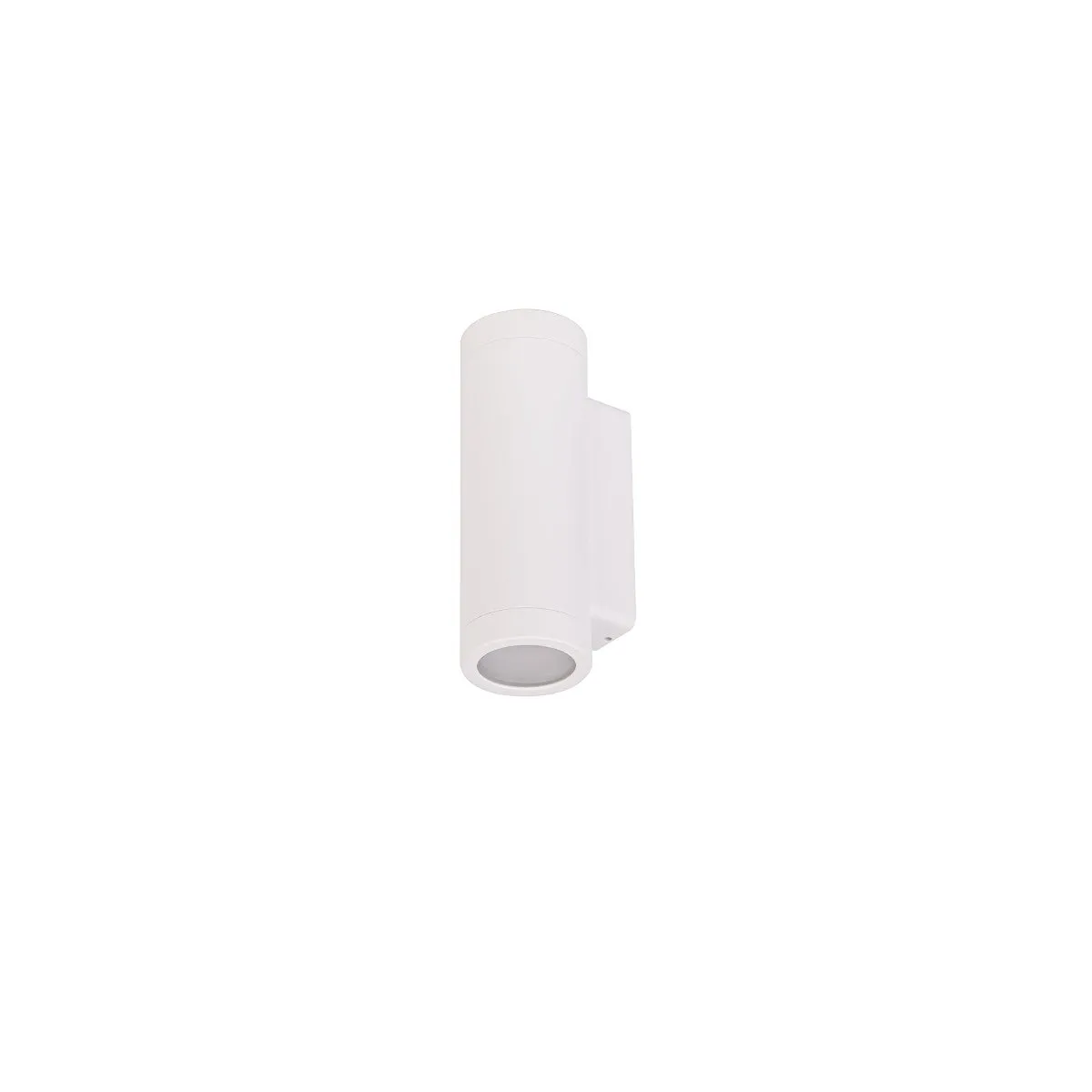 5 in. Colorscaping Cylinder Outdoor Wall Light, Up and Down, RGBW 15V, White