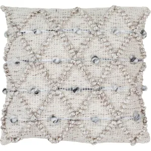Anna Pillow Cream/Light Gray/Charcoal