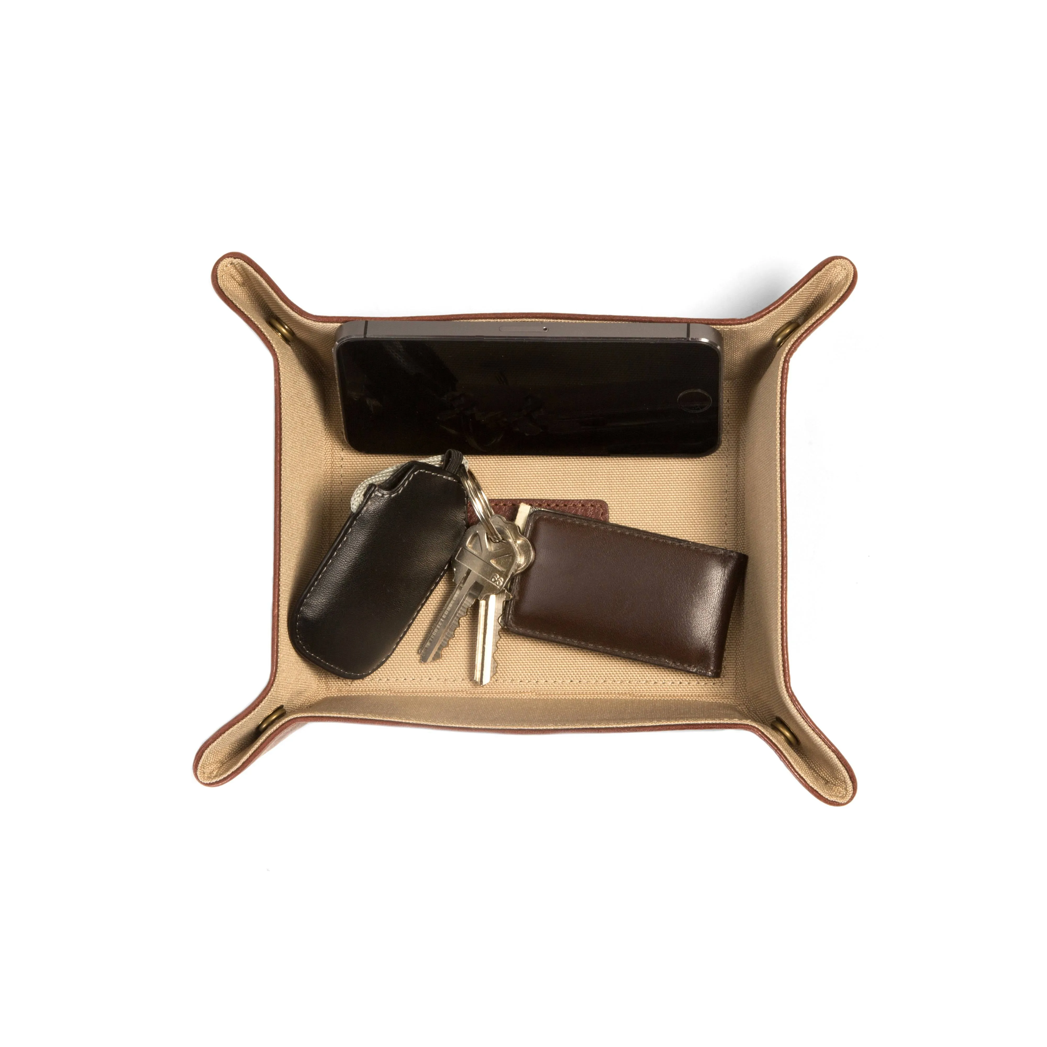 Becker Packable Leather Tray