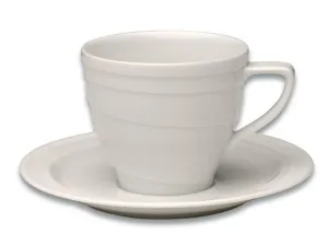 BergHOFF Eclipse 6 oz. Porcelain Coffee Cup & Saucer