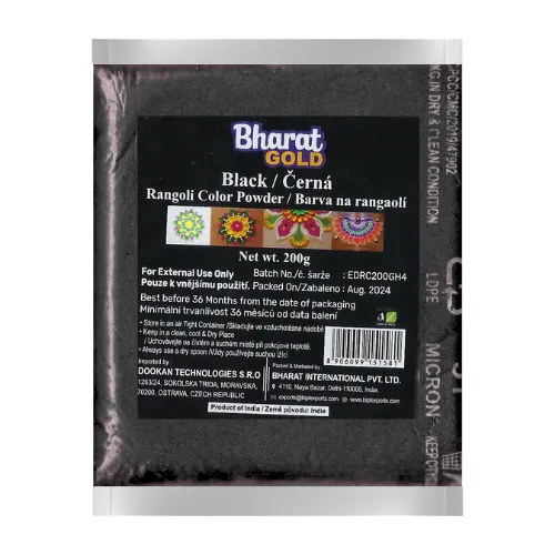 Black Rangoli Colour Powder (200g)
