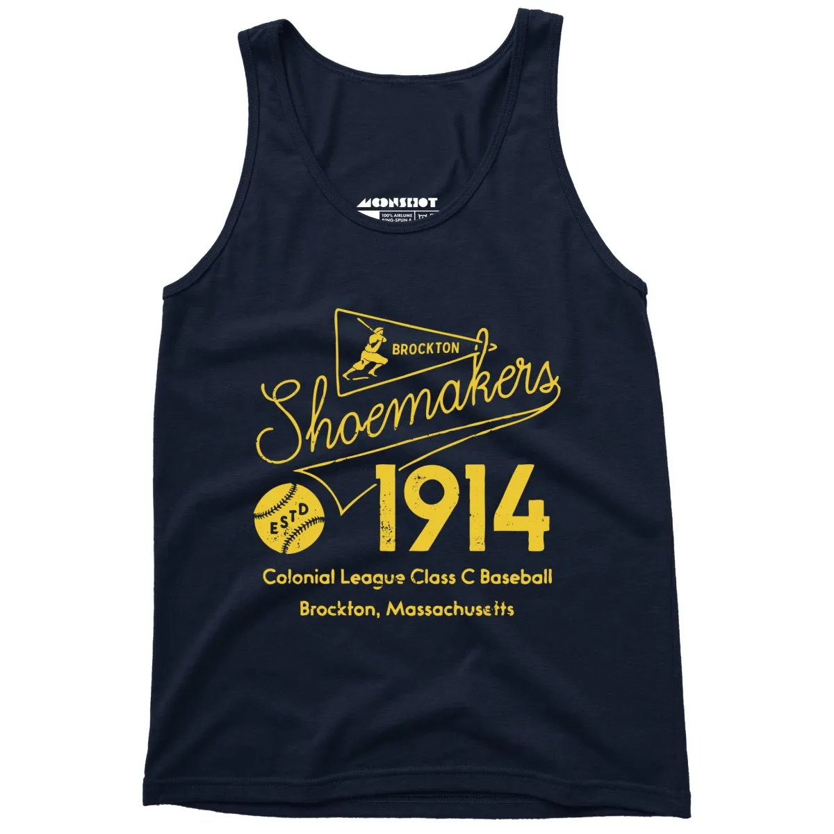 Brockton Shoemakers - Massachusetts - Vintage Defunct Baseball Teams - Unisex Tank Top