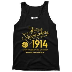 Brockton Shoemakers - Massachusetts - Vintage Defunct Baseball Teams - Unisex Tank Top