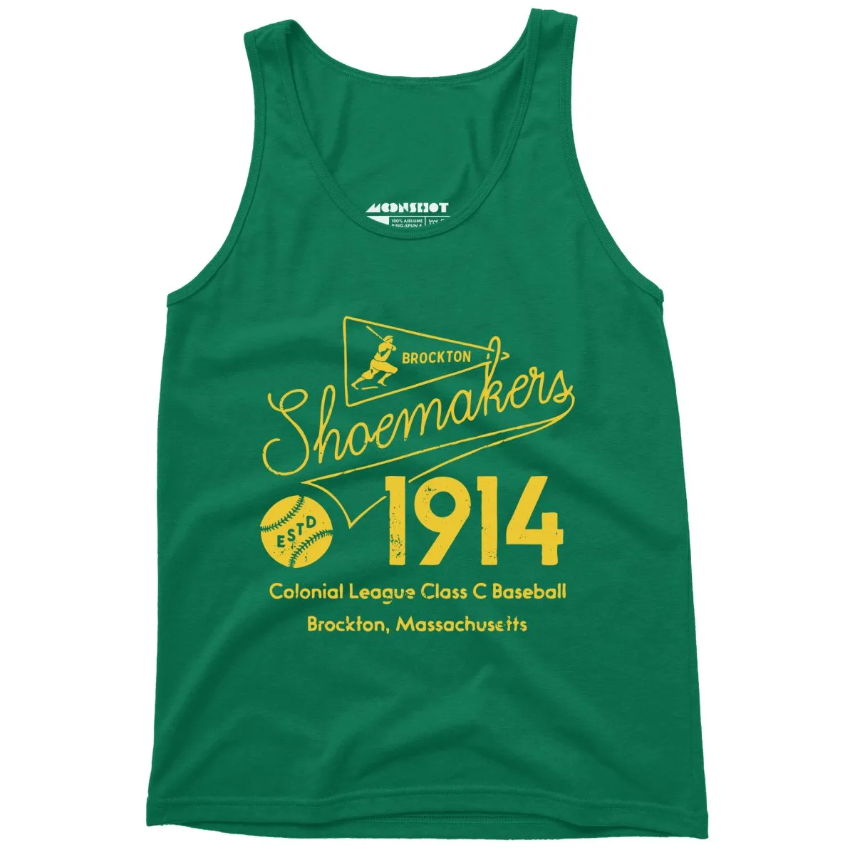 Brockton Shoemakers - Massachusetts - Vintage Defunct Baseball Teams - Unisex Tank Top