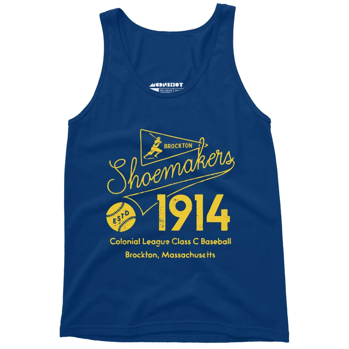 Brockton Shoemakers - Massachusetts - Vintage Defunct Baseball Teams - Unisex Tank Top