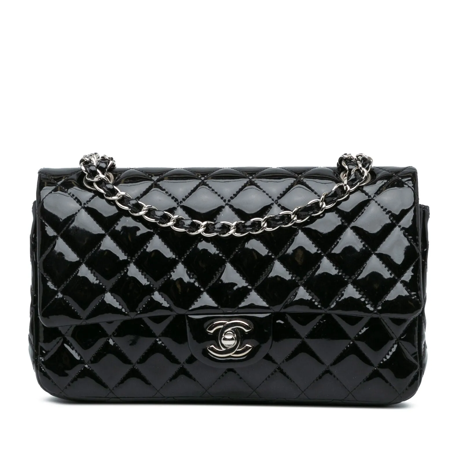 Chanel Medium Classic Patent Double