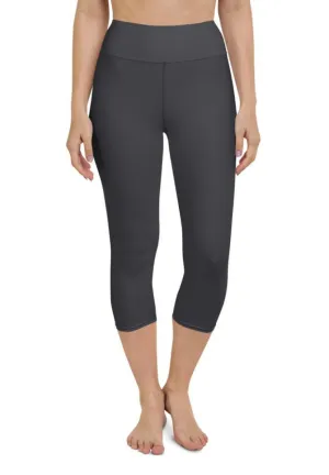 Charcoal Gray Yoga Capris