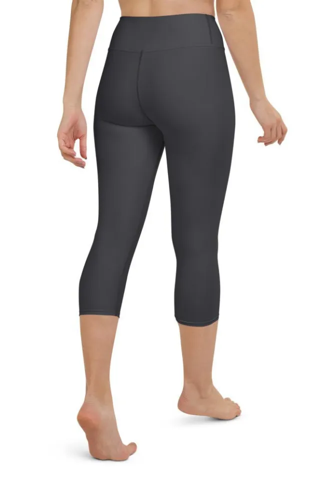 Charcoal Gray Yoga Capris