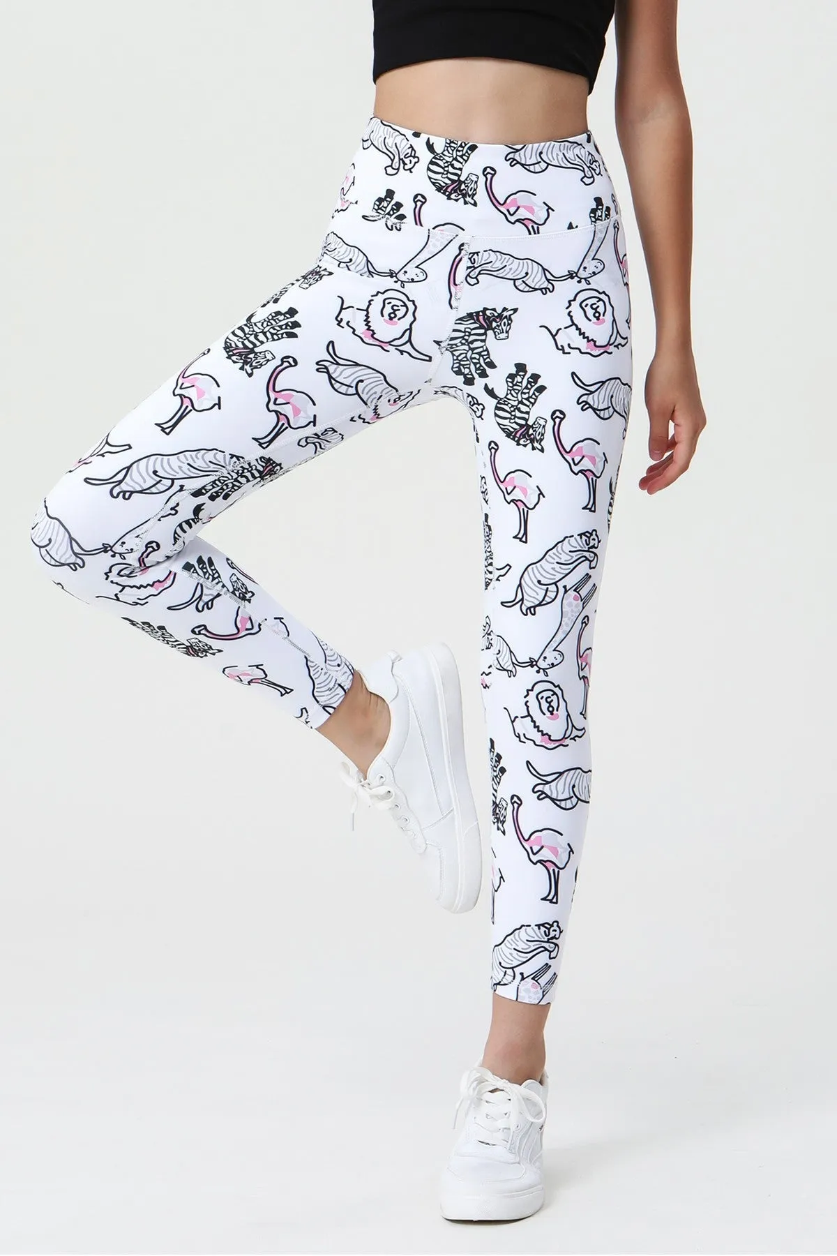 Colorful Patterns Little Yogi Leggings
