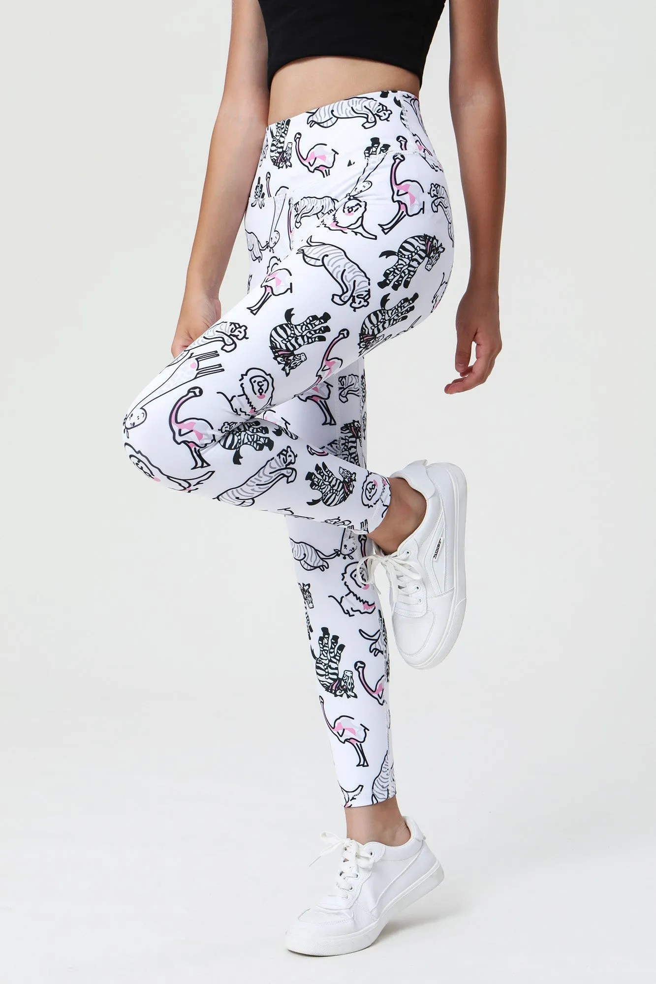 Colorful Patterns Little Yogi Leggings