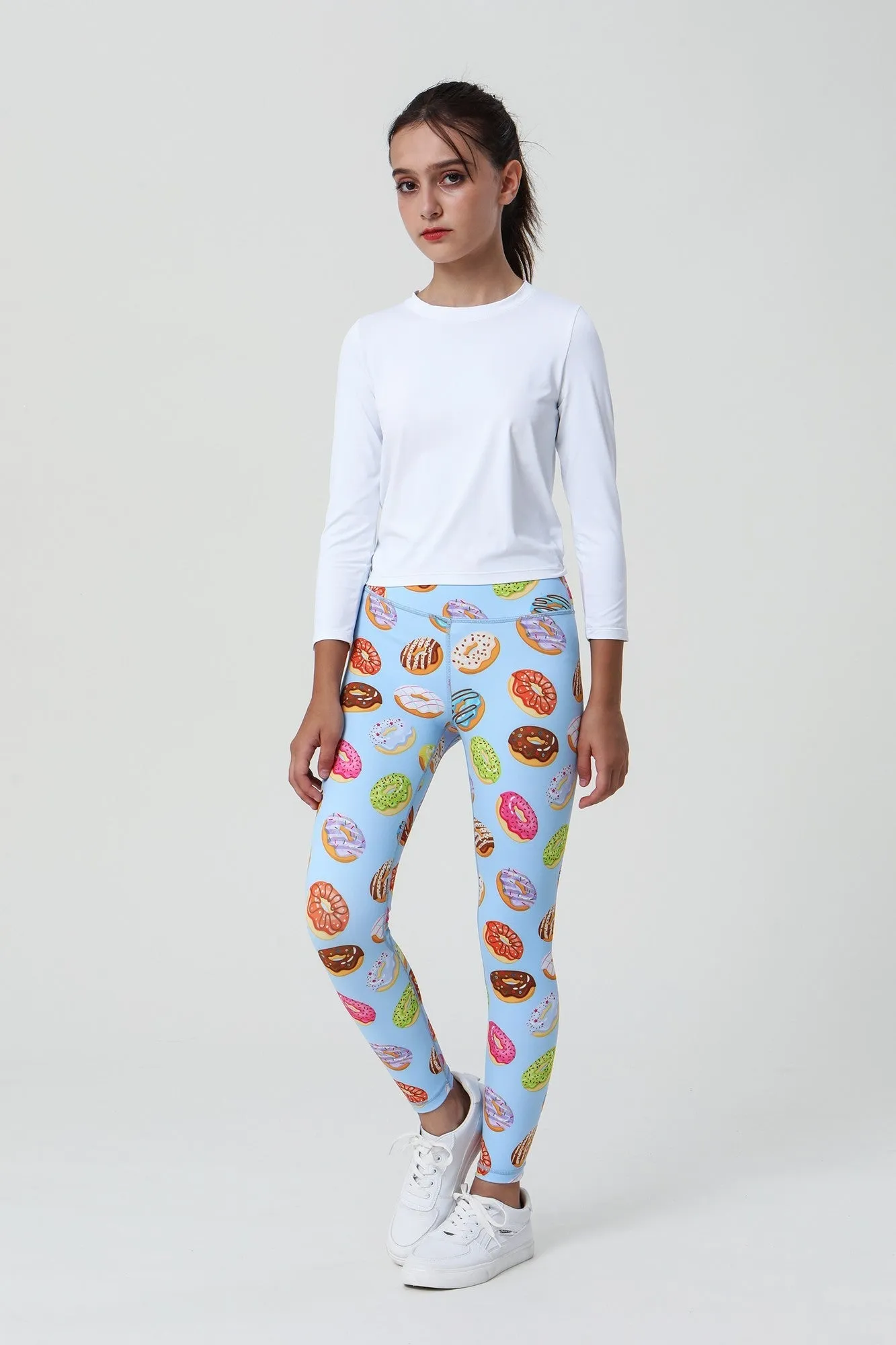 Colorful Patterns Little Yogi Leggings