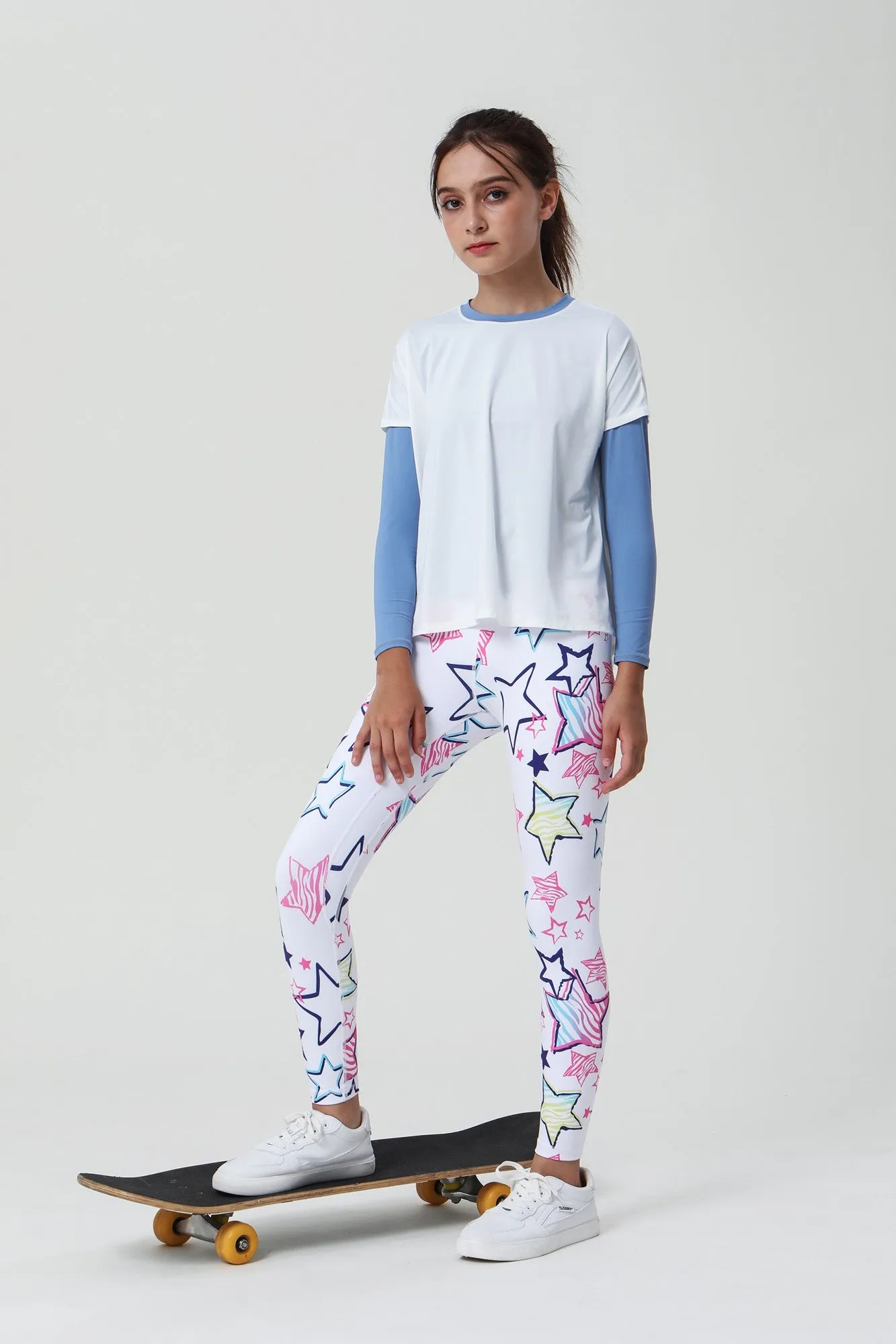 Colorful Patterns Little Yogi Leggings