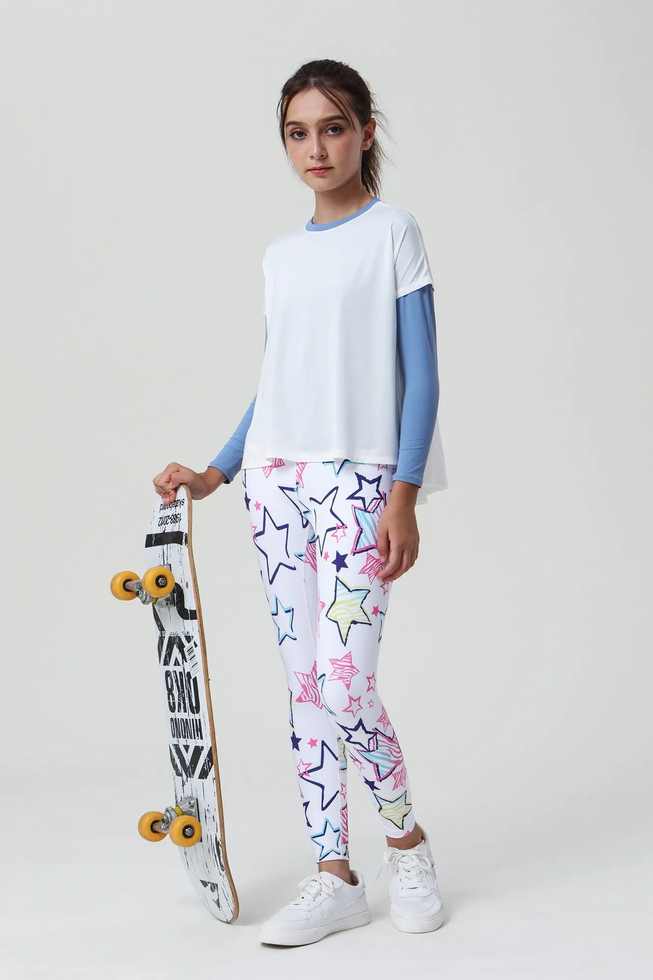 Colorful Patterns Little Yogi Leggings