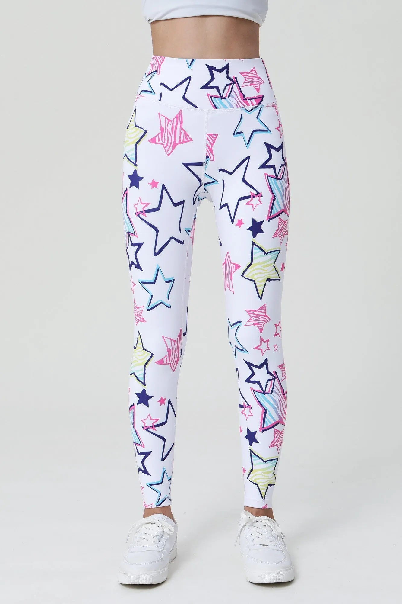 Colorful Patterns Little Yogi Leggings