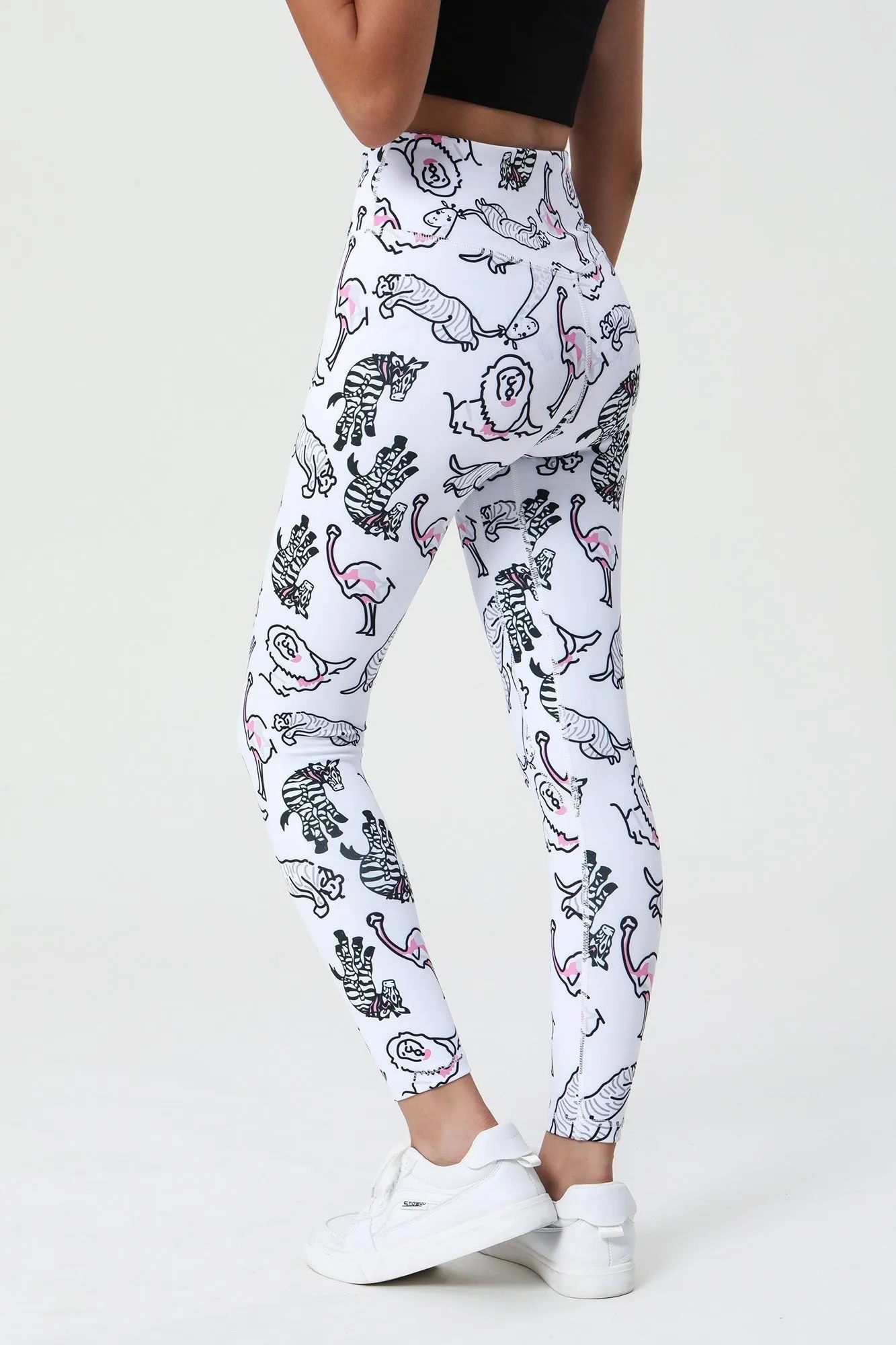 Colorful Patterns Little Yogi Leggings