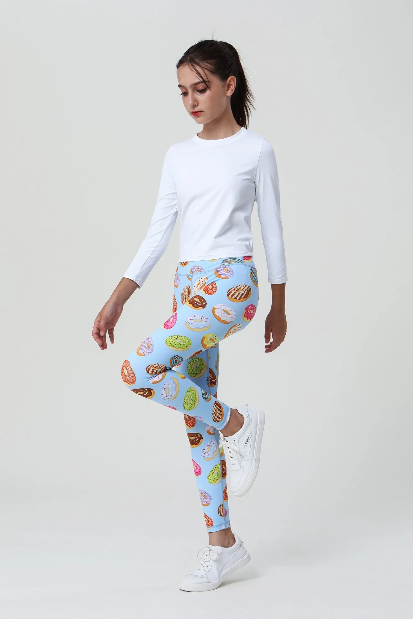 Colorful Patterns Little Yogi Leggings