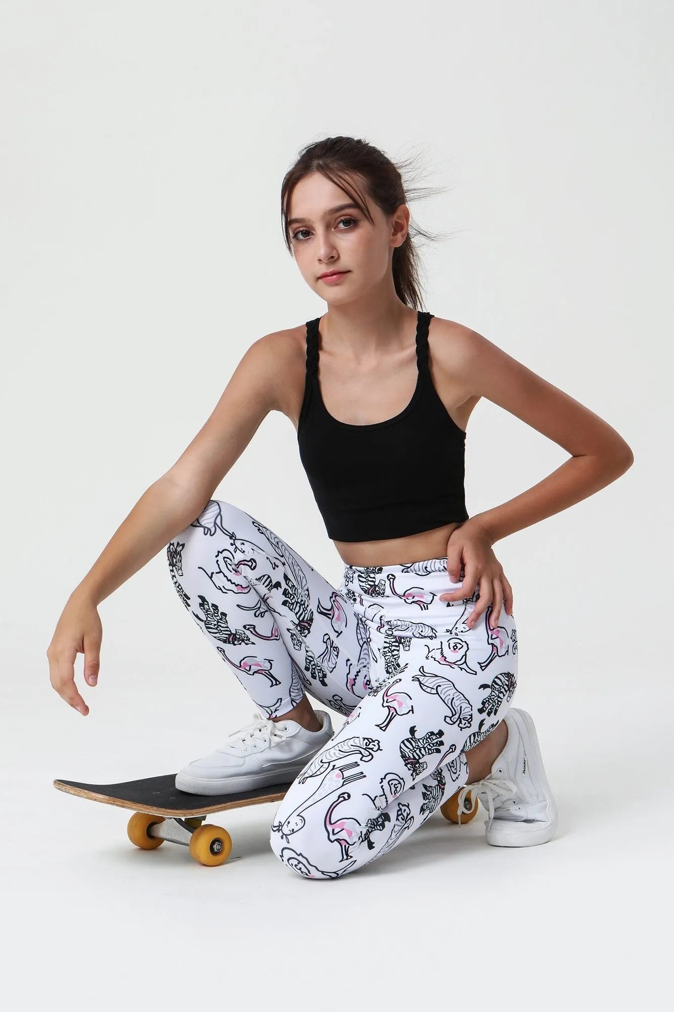 Colorful Patterns Little Yogi Leggings