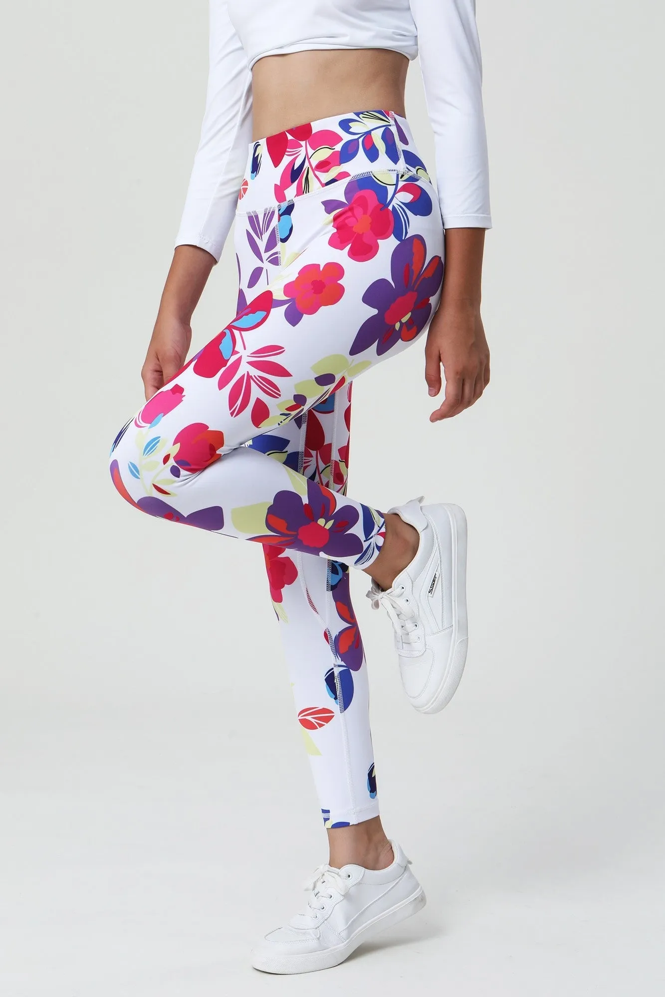 Colorful Patterns Little Yogi Leggings