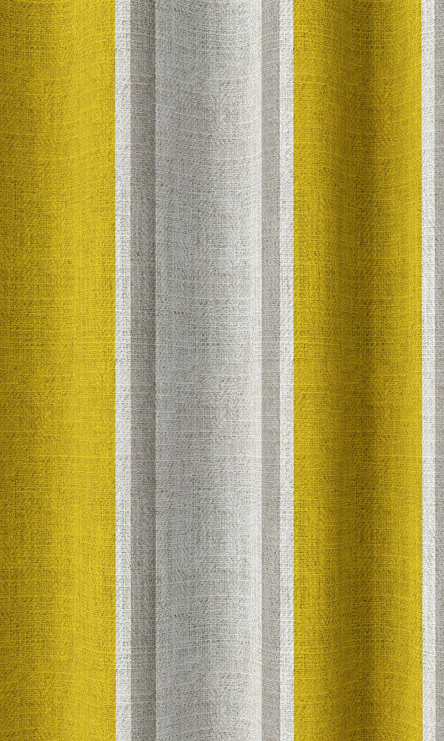 'Confetti Party' Striped Print Roman Blinds (Linen White/ Yellow)