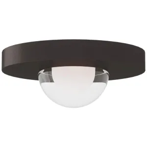Ebell 5 in. LED Flush Mount Light Dark Bronze Finish