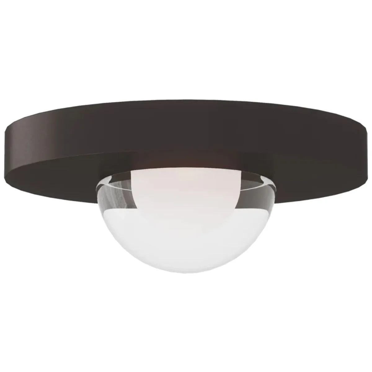Ebell 5 in. LED Flush Mount Light Dark Bronze Finish