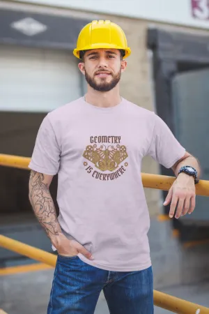 Geometry Moth Printed T-shirt for men