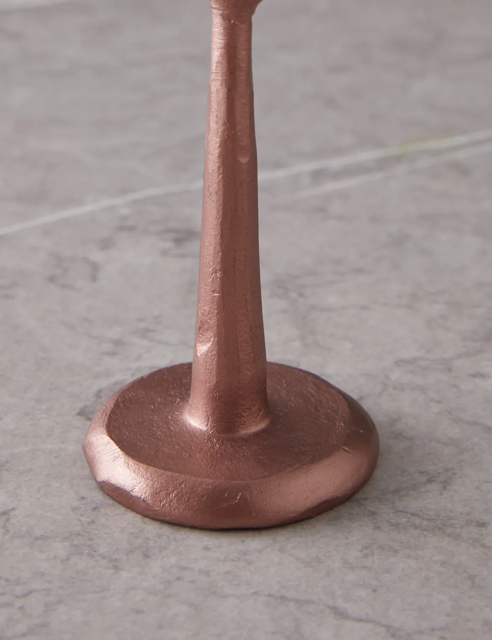 Hand-Forged Iron Taper Holder