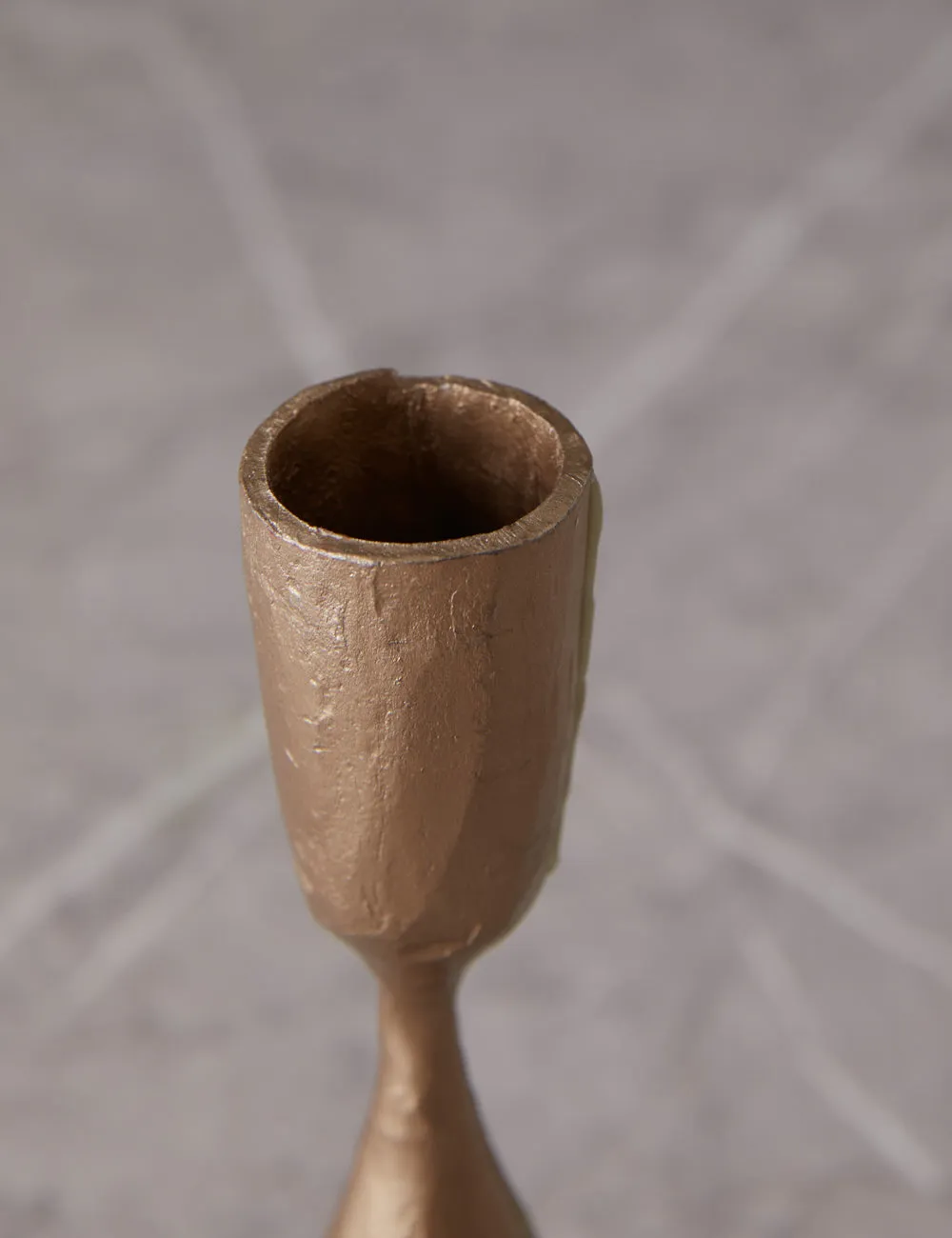 Hand-Forged Iron Taper Holder