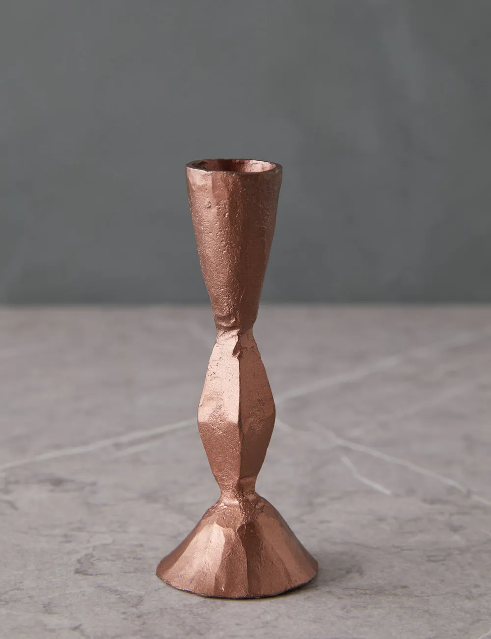 Hand-Forged Iron Taper Holder