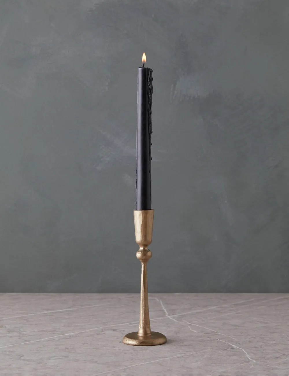 Hand-Forged Iron Taper Holder