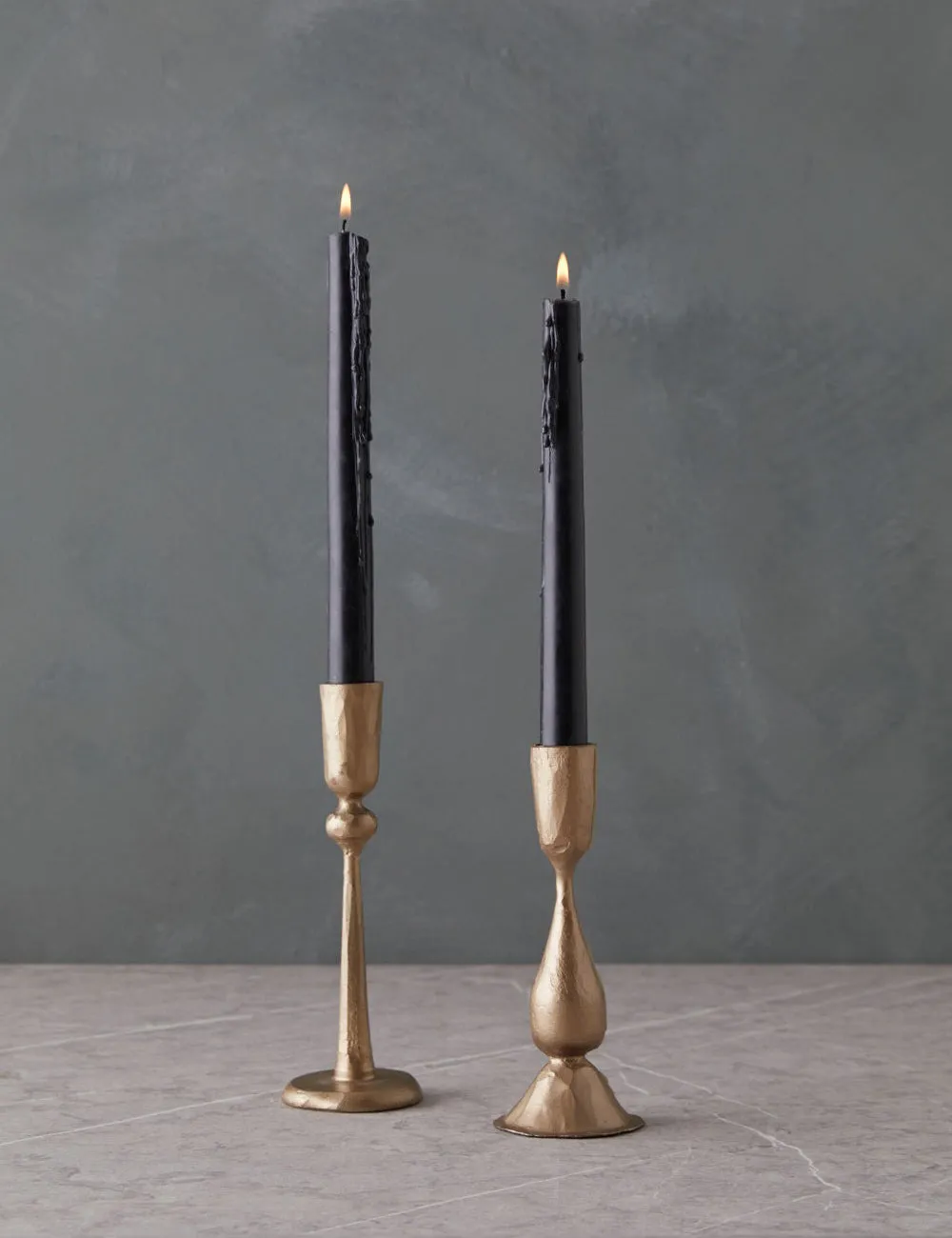 Hand-Forged Iron Taper Holder