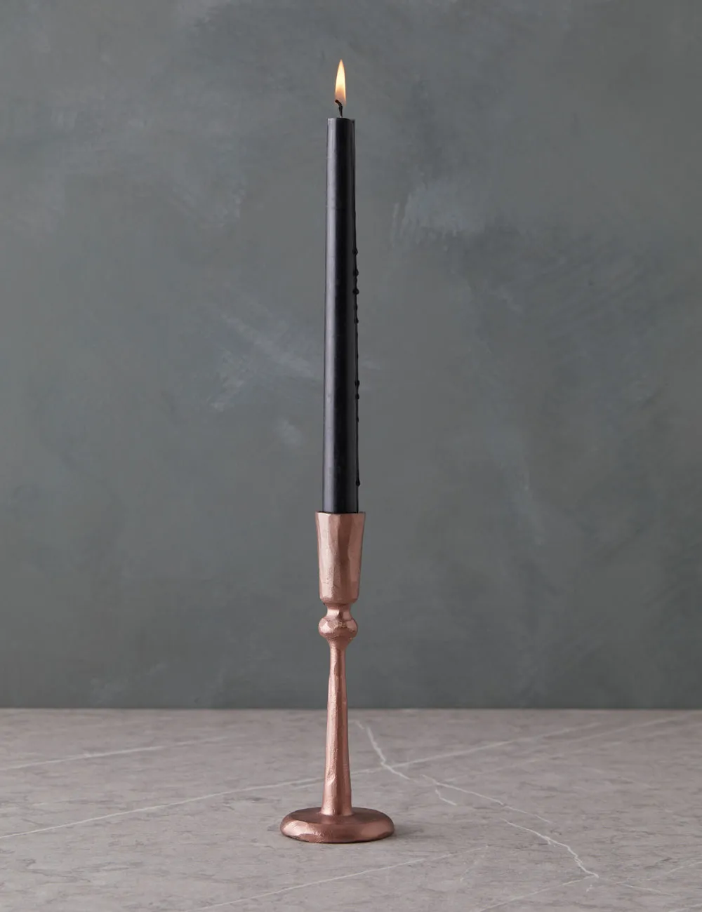 Hand-Forged Iron Taper Holder