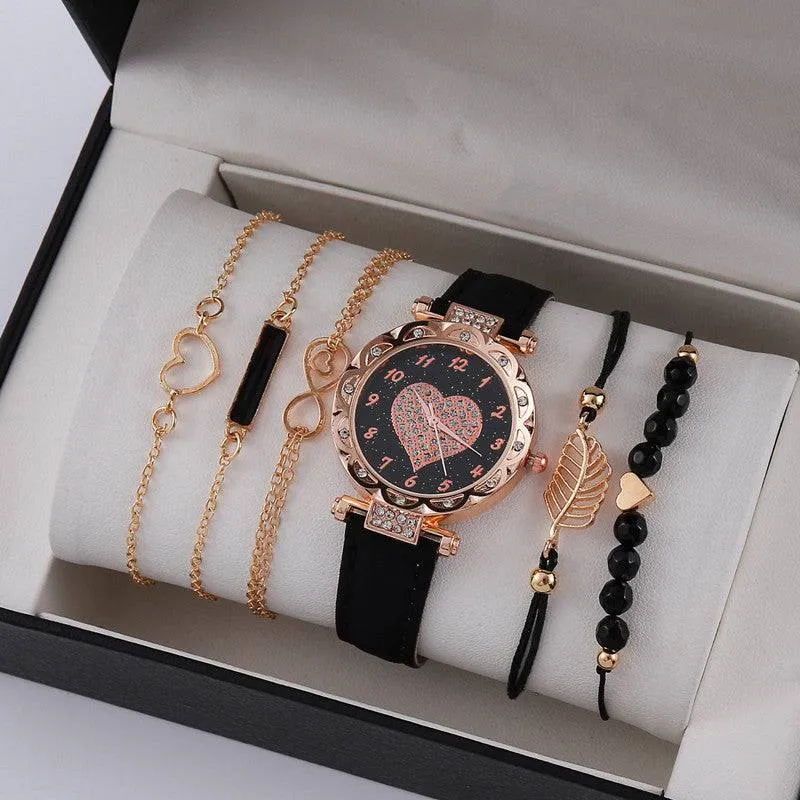 High-End Minimalist Quartz Watch Set – Effortless Elegance for Every Occasion