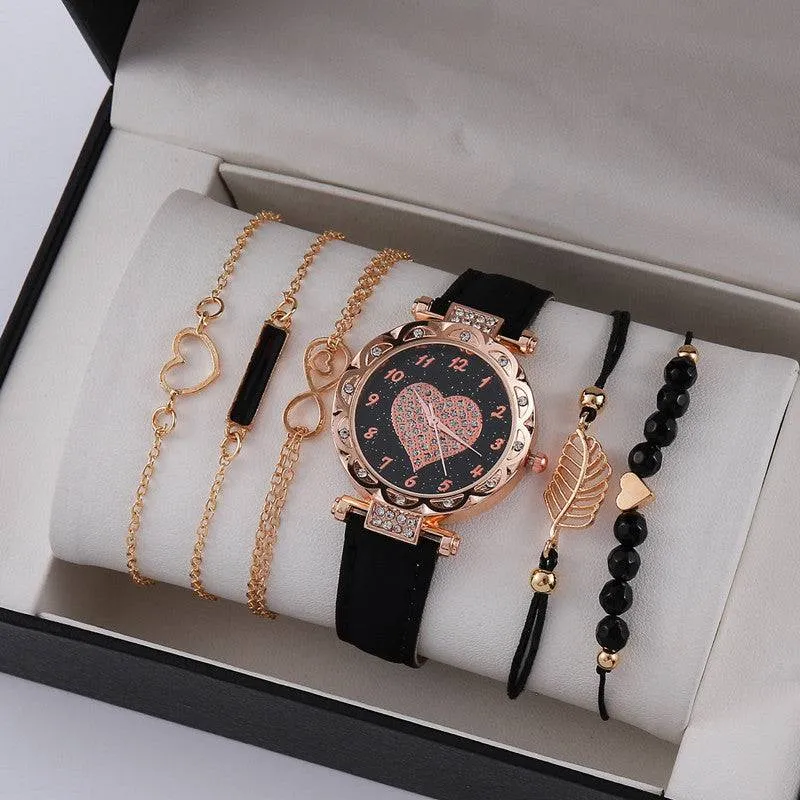 High-End Minimalist Quartz Watch Set – Effortless Elegance for Every Occasion
