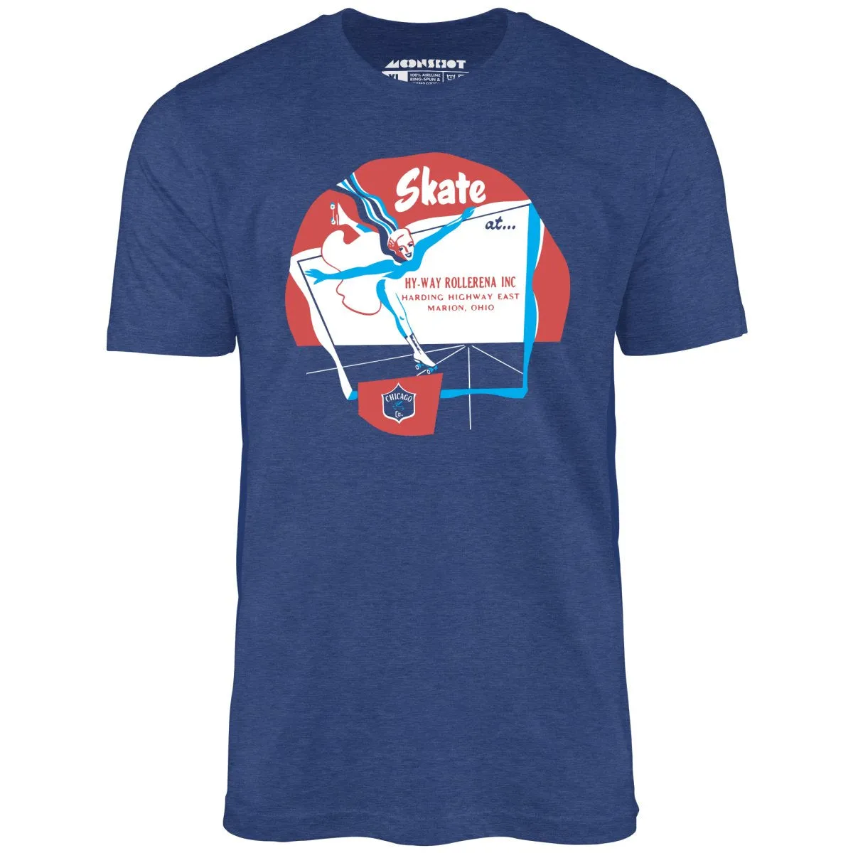 Hy-Way Rollerena - Marion, OH - Vintage Roller Rink - Unisex T-Shirt