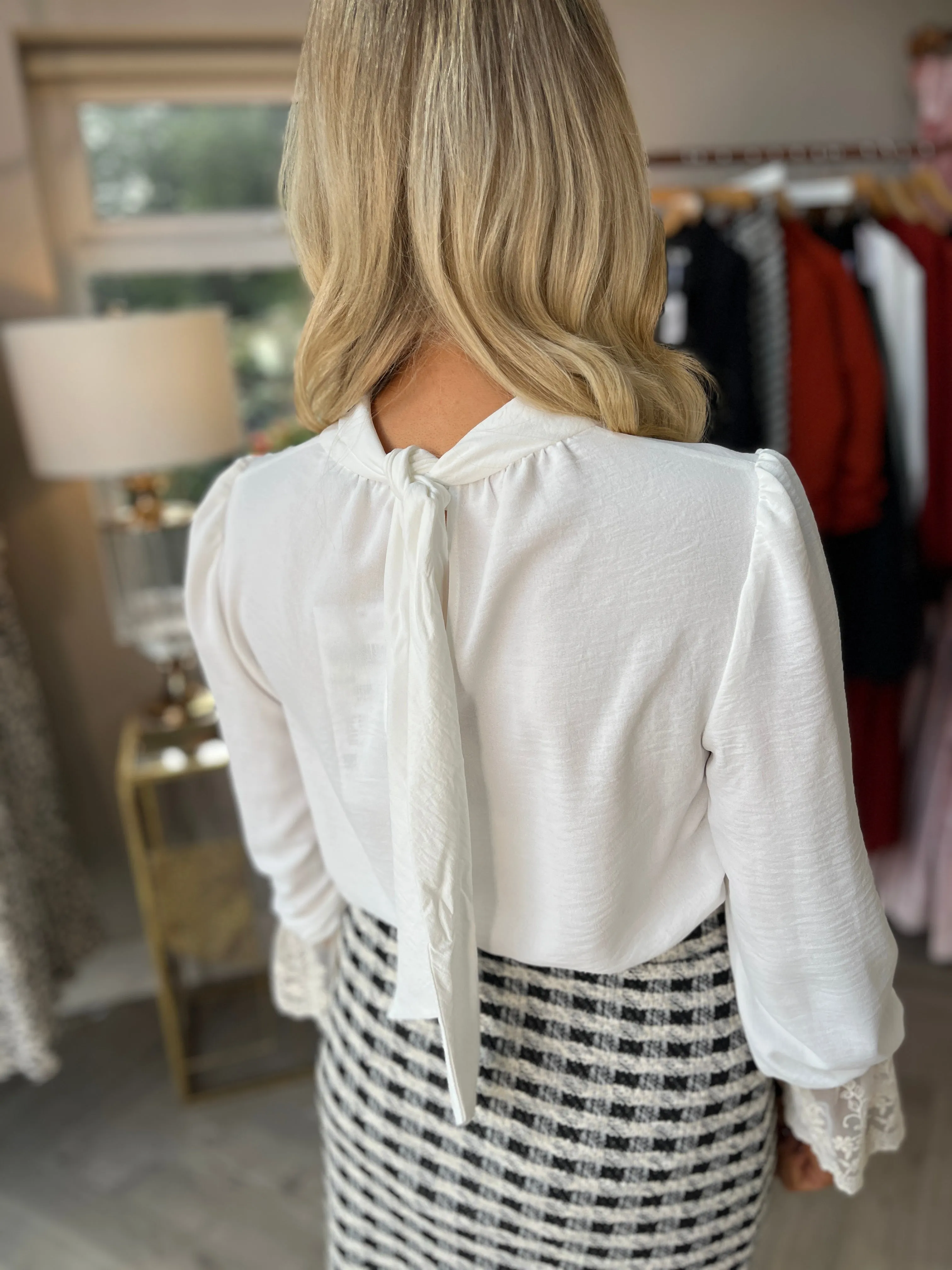 Lena White Blouse