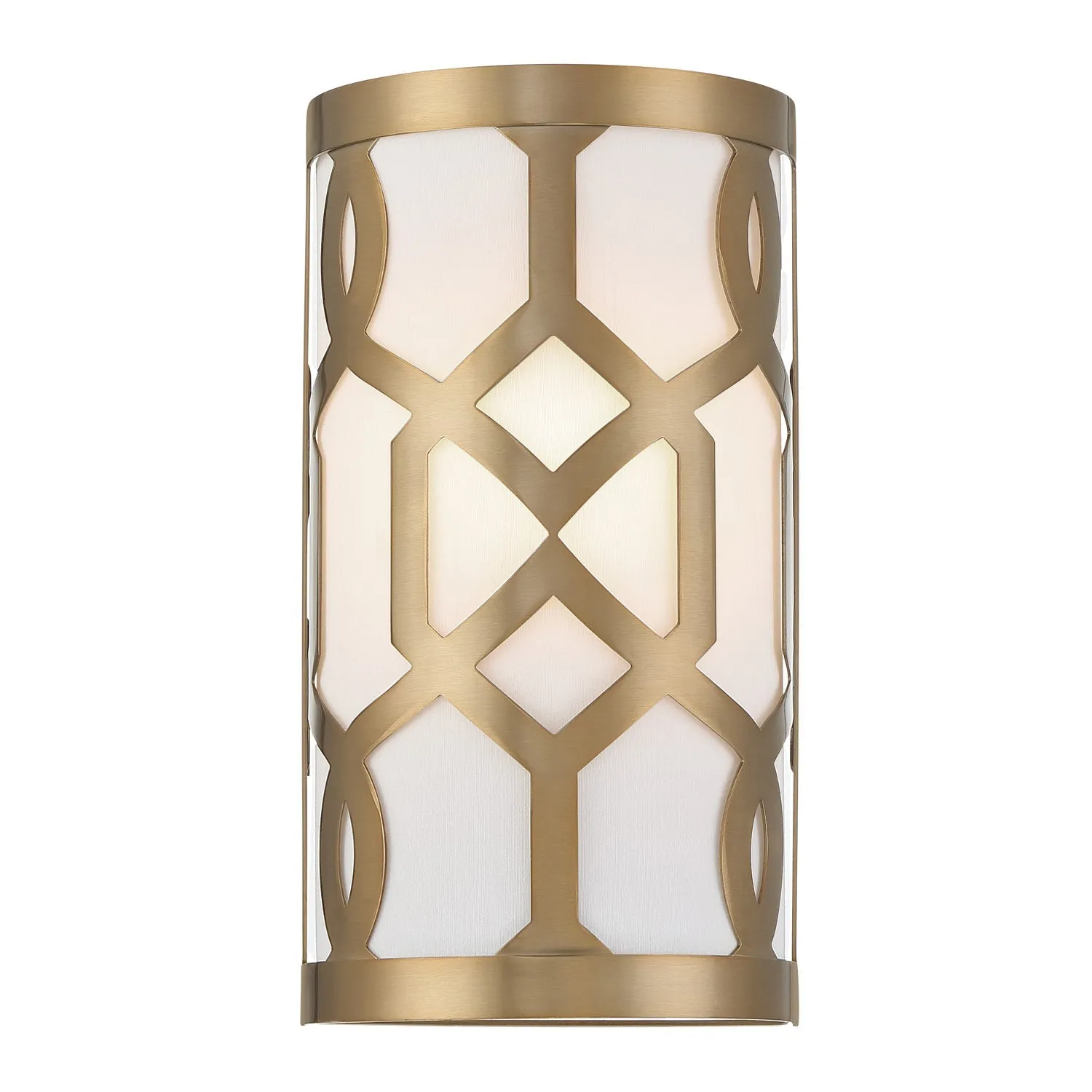 Libby Langdon Jennings 1 Light Aged Brass Sconce