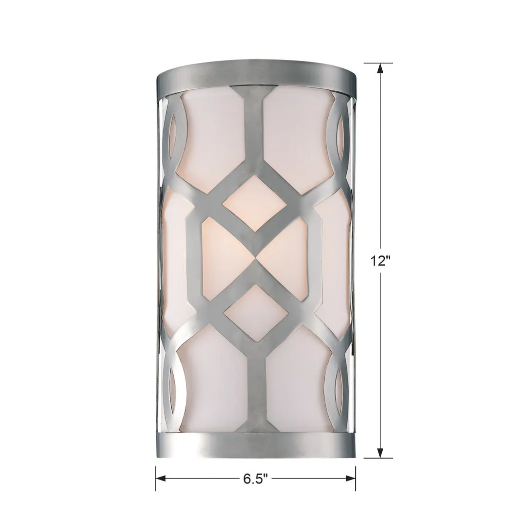 Libby Langdon Jennings 1 Light Polished Nickel Sconce