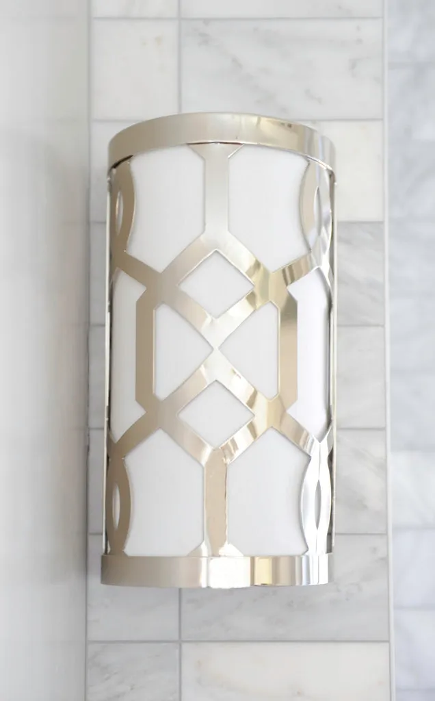 Libby Langdon Jennings 1 Light Polished Nickel Sconce