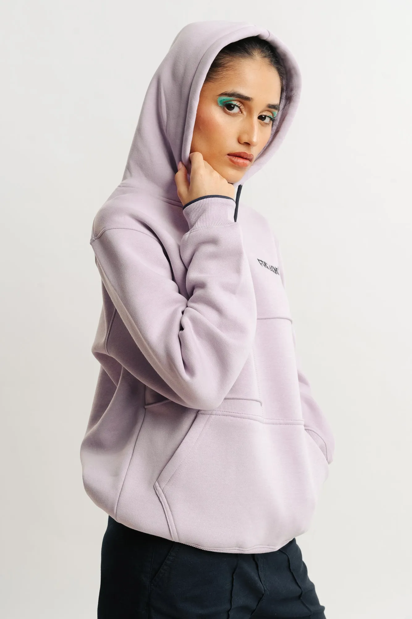 Lilac Cut & Sew Hoodie