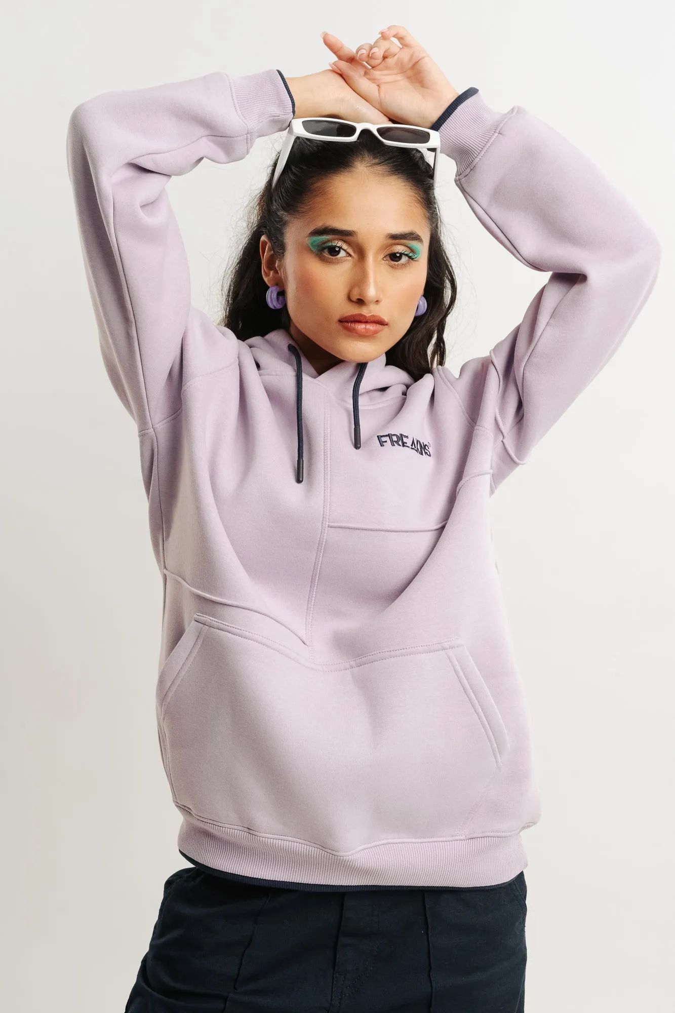 Lilac Cut & Sew Hoodie