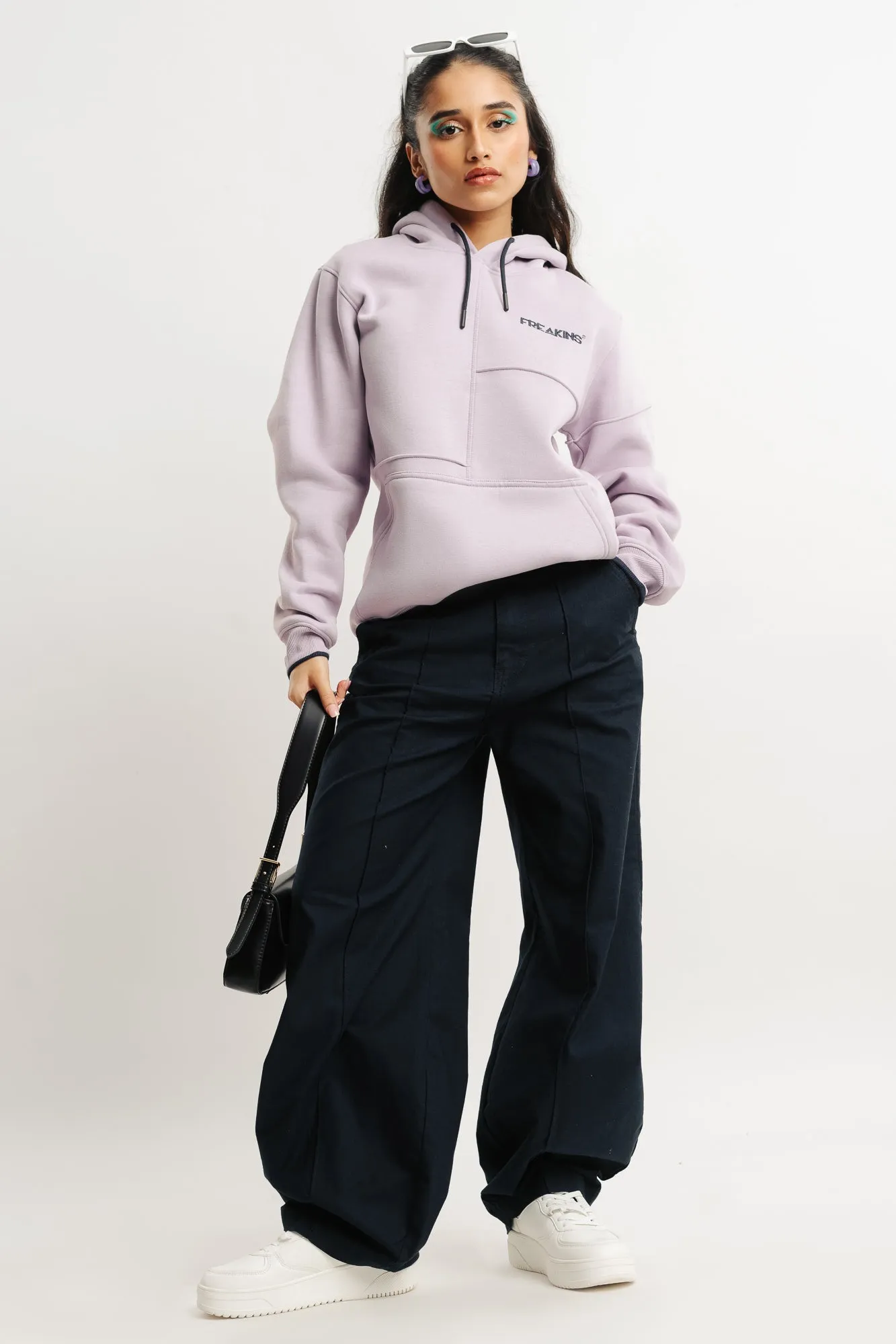 Lilac Cut & Sew Hoodie