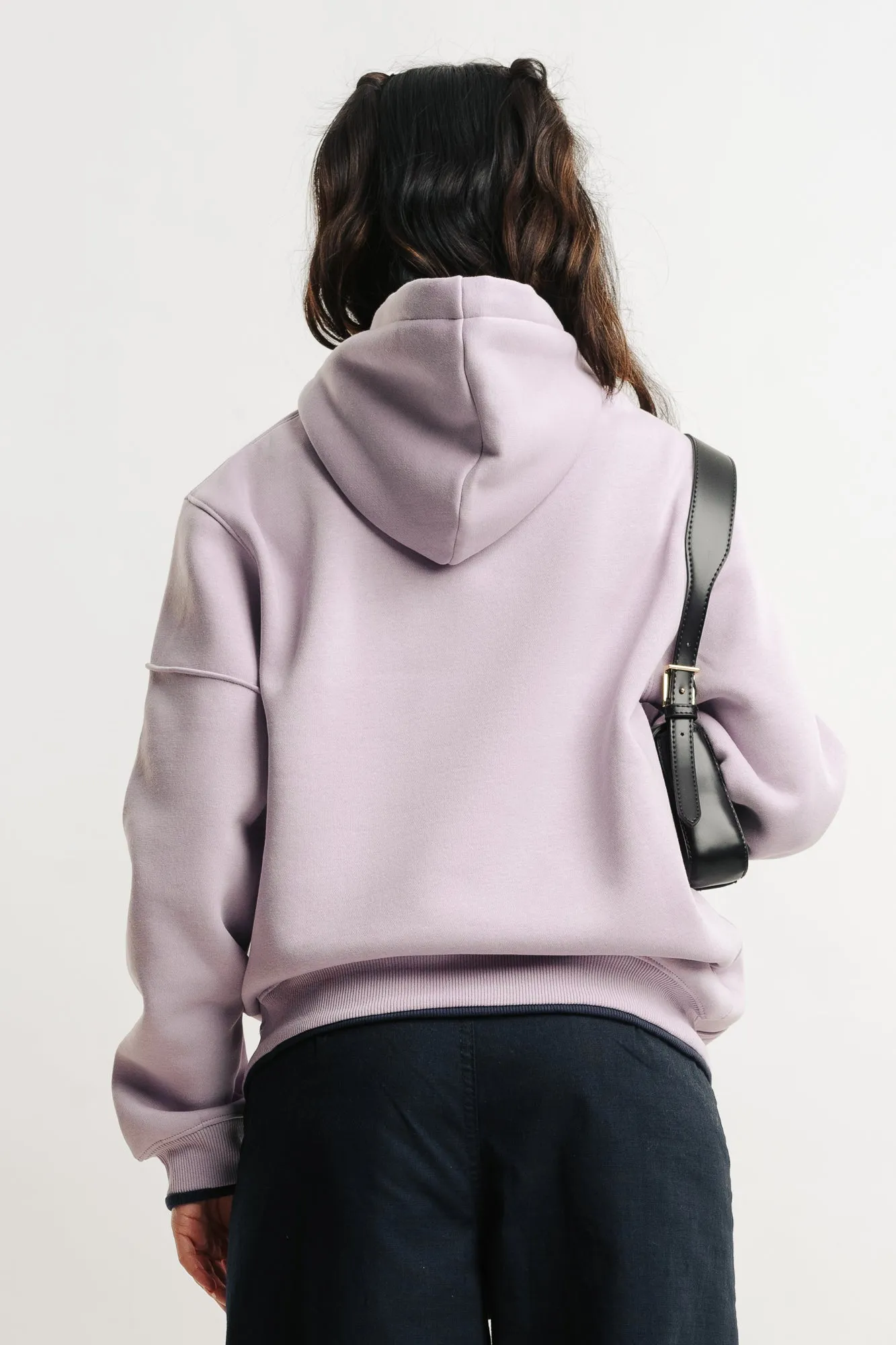 Lilac Cut & Sew Hoodie