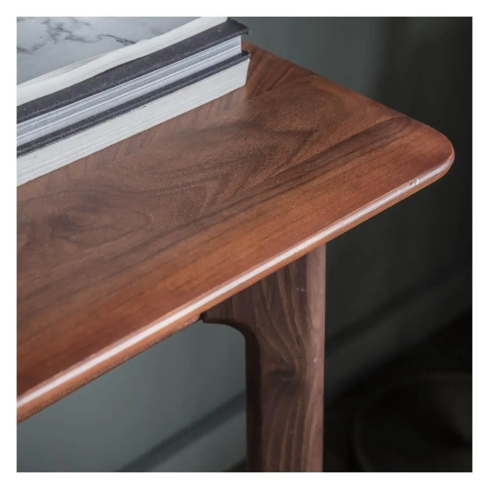 Madrid 1 Drawer Desk Walnut