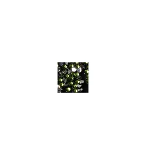 Magnetic Rhinestone Round Olive Small 100 pcs