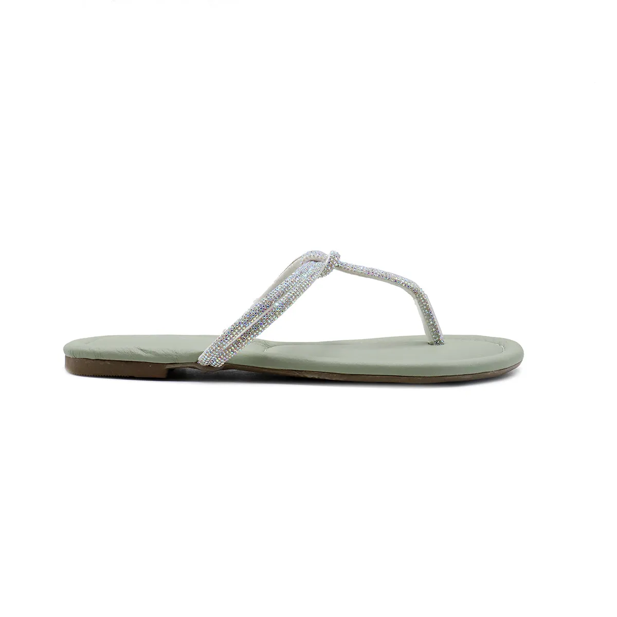 Mint Green Fancy Chappal L00100006
