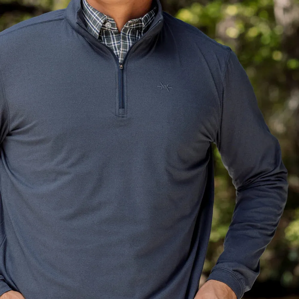 Navy Quarter Zip