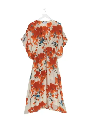One Hundred Stars String Dress Acer Rust Red