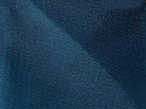 Prussian Blue Plain 60 Grams Georgette Fabric (Wholesale)