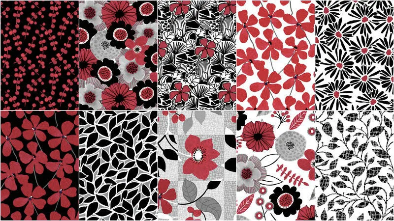Red Alert 10" Squares